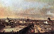 Bernardo Bellotto View of Vienna from the Belvedere oil painting artist